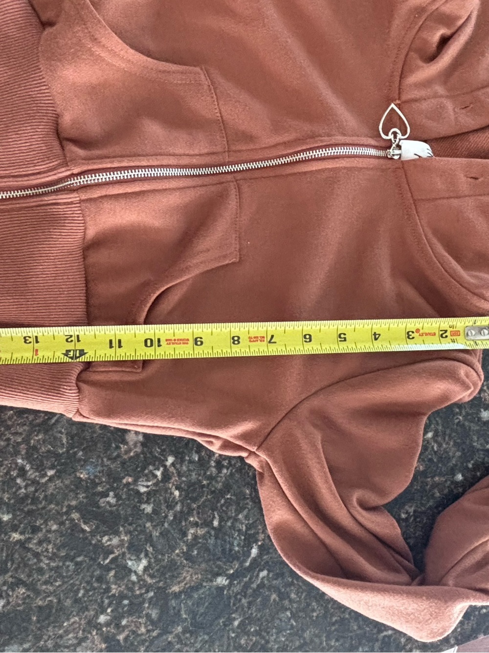 Princess Polly Cropped Hoodie & Skirt Set - Rust - Picture 12 of 12